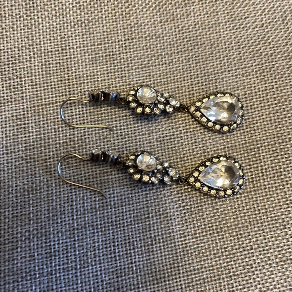 Rhinestone chandelier earrings. Stunning! - Picture 4 of 6
